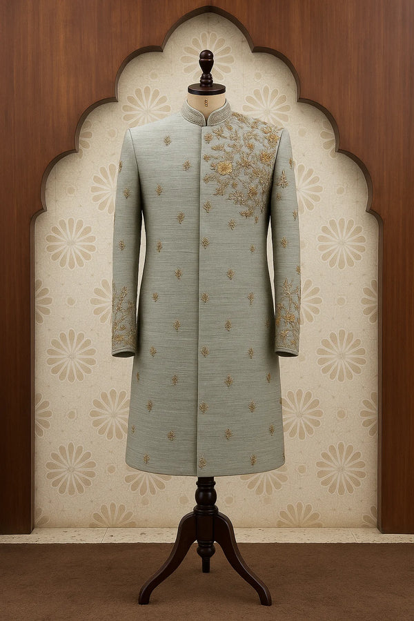 Regal Zari Embroidered Sherwani