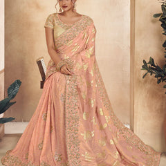 Aster Multithread Heavy Embroidered Designer Blouse