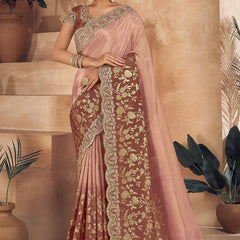 Aster Multithread Zari Embroidered Designer Velvet Blouse