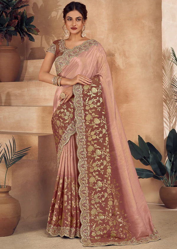 Aster Multithread Zari Embroidered Designer Velvet Blouse