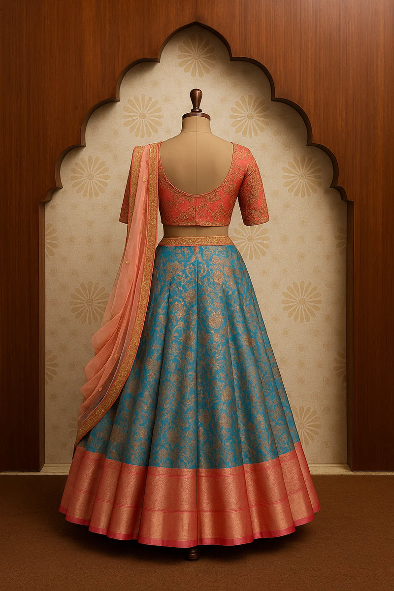 Emerald Royale Purple Lehenga Set