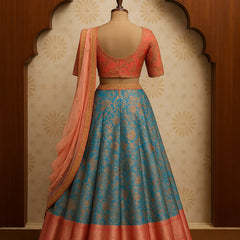 Emerald Royale Purple Lehenga Set