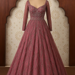 Rosewood Radiance Gown