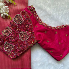 Red Purple Bridal Blouse
