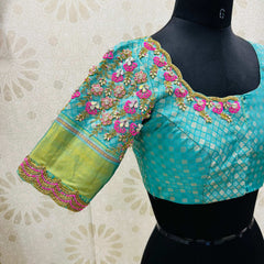 Bondi Blue Bridal Blouse