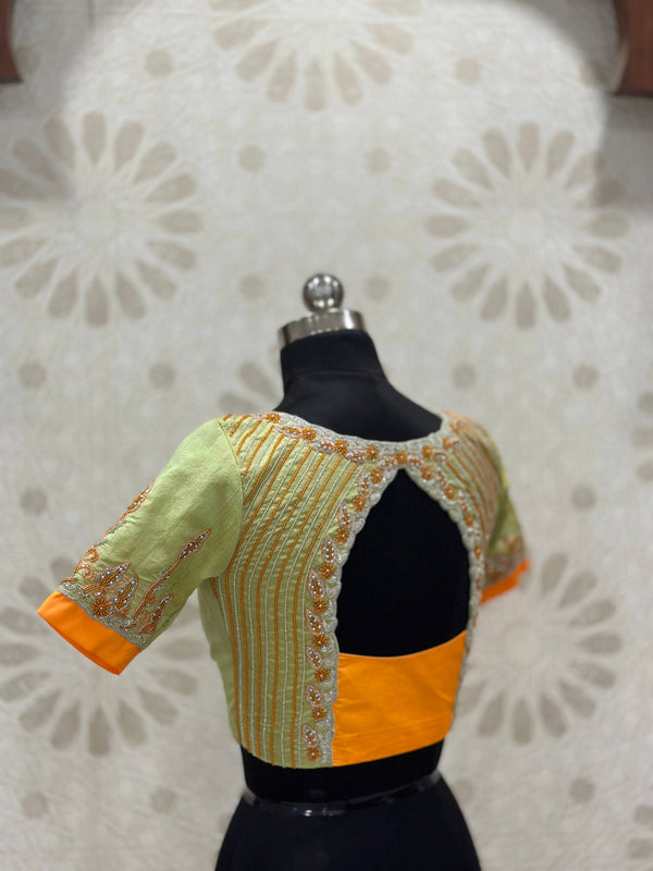 Pale Olive Bridal Blouse