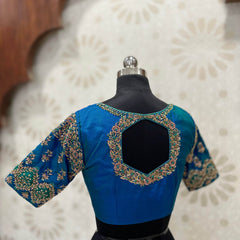 Marine Blue Bridal Blouse