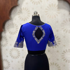 Denim Dark Blue Bridal Blouse