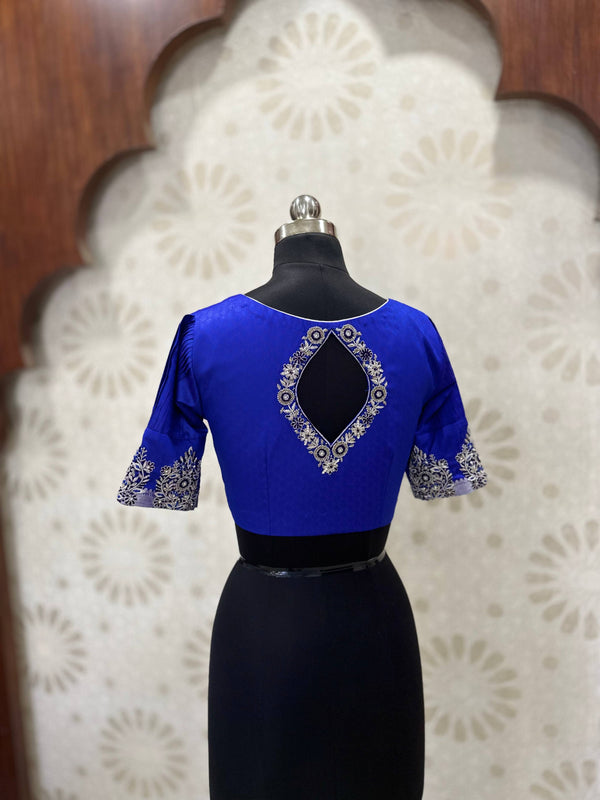 Denim Dark Blue Bridal Blouse