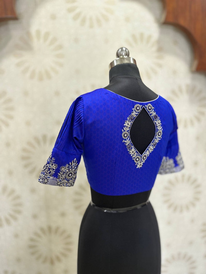 Denim Dark Blue Bridal Blouse