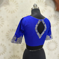 Denim Dark Blue Bridal Blouse