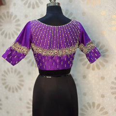 Warm Purple Bridal Blouse